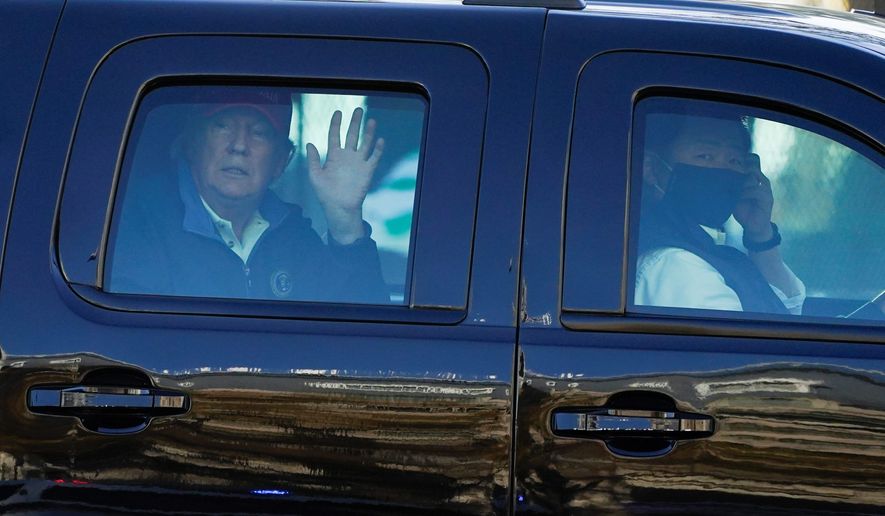 President Trump, while taking golf escapes from a city he felt was a prison, would get heckled by D.C. residents. (Associated Press/File)