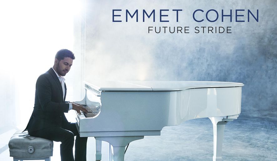 This cover image released by Mack Avenue Records shows "Future Stride" by Emmet Cohen. (Mack Avenue Records via AP)