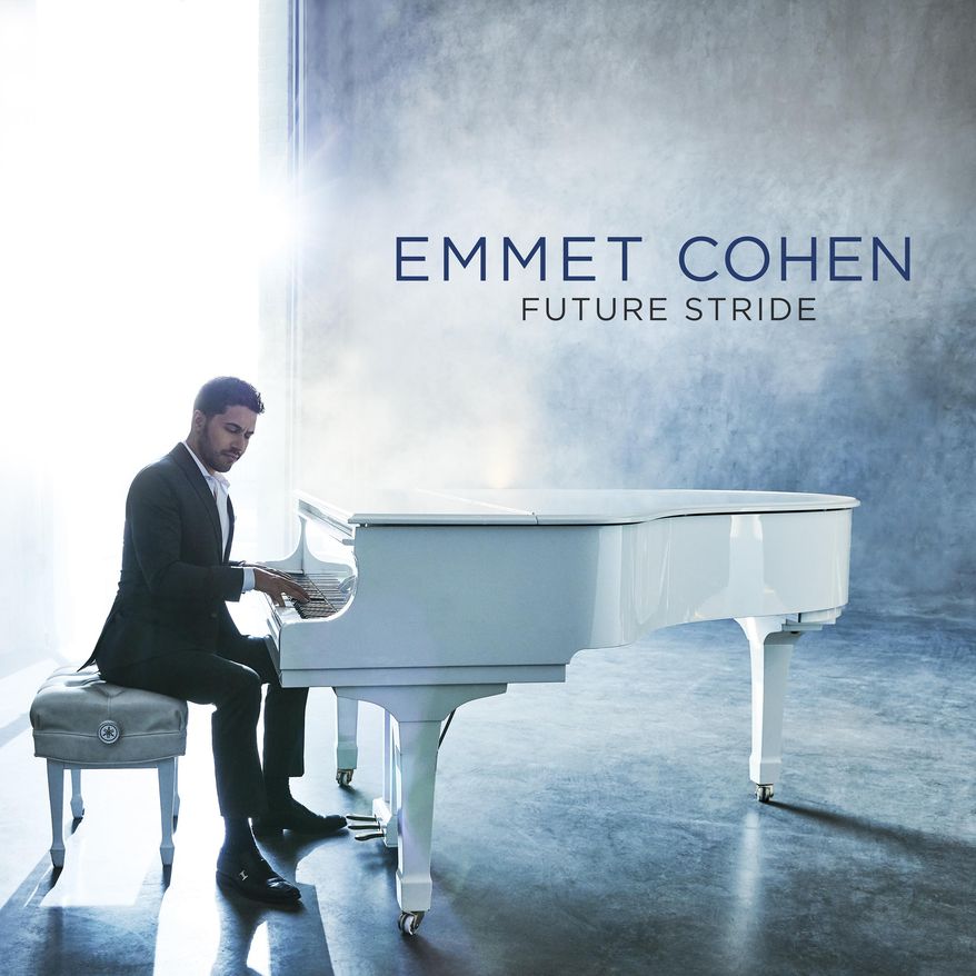 This cover image released by Mack Avenue Records shows "Future Stride" by Emmet Cohen. (Mack Avenue Records via AP)