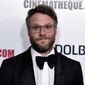 FILE - Seth Rogen arrives at the 33rd American Cinematheque Award honoring Charlize Theron in Beverly Hills, Calif. on  Nov. 8, 2019. The actor, comedian, filmmaker and proud stoner has a deal with Crown for his first book. It’s called “Yearbook&amp;quot; and it’s scheduled for May 11.  (Photo by Richard Shotwell/Invision/AP, File)