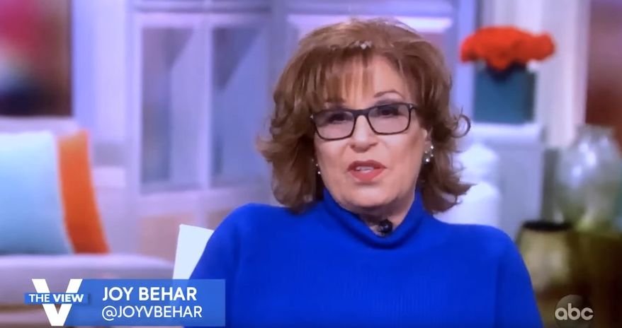 Joy Behar talks politics with the ladies of ABC&#x27;s &quot;The View,&quot; Feb. 3, 2021. (Image: ABC, &quot;The View&quot; video screenshot)