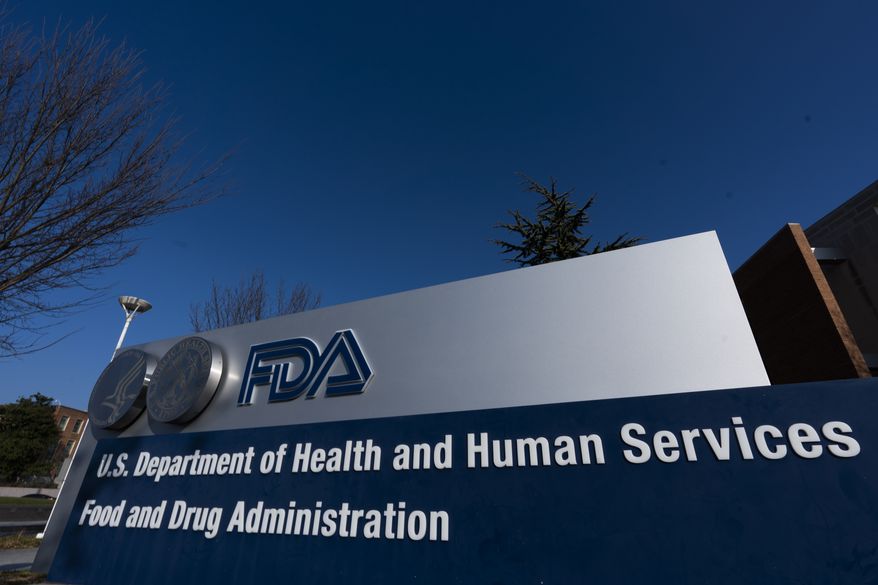 In this Dec. 10, 2020, file photo, Food and Drug Administration building is shown in Silver Spring, Md.  (AP Photo/Manuel Balce Ceneta, File) ** FILE **
