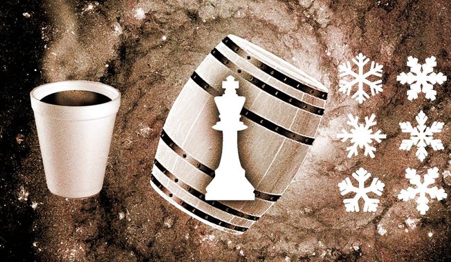 Illustration on all things racist by Alexander Hunter/The Washington Times