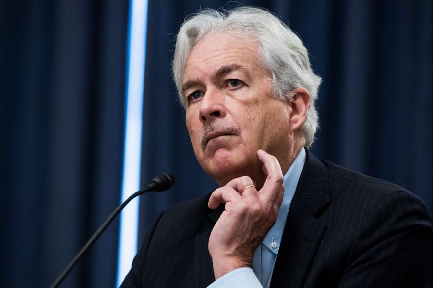 William J. Burns, then-nominee for Central Intelligence Agency director, testifies during his Senate Select Intelligence Committee confirmation hearing, Wednesday, Feb. 24, 2021, on Capitol Hill in Washington. (Tom Williams/Pool via AP) ** FILE **