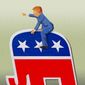 Trump Leads the GOP Illustration by Greg Groesch/The Washington Times