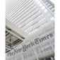 This June 22, 2019, file photo shows the exterior of the New York Times building in New York.  (AP Photo/Julio Cortez, File)  **FILE**