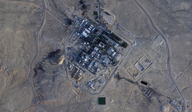 This Monday, Feb. 22, 2021 satellite photo from Planet Labs Inc. shows construction at the Shimon Peres Negev Nuclear Research Center near the city of Dimona, Israel. A long-secretive Israeli nuclear facility that gave birth to its undeclared atomic weapons program is undergoing what appears to be its biggest construction project in decades, according to satellite photos analyzed by The Associated Press. (Planet Labs Inc. via AP)