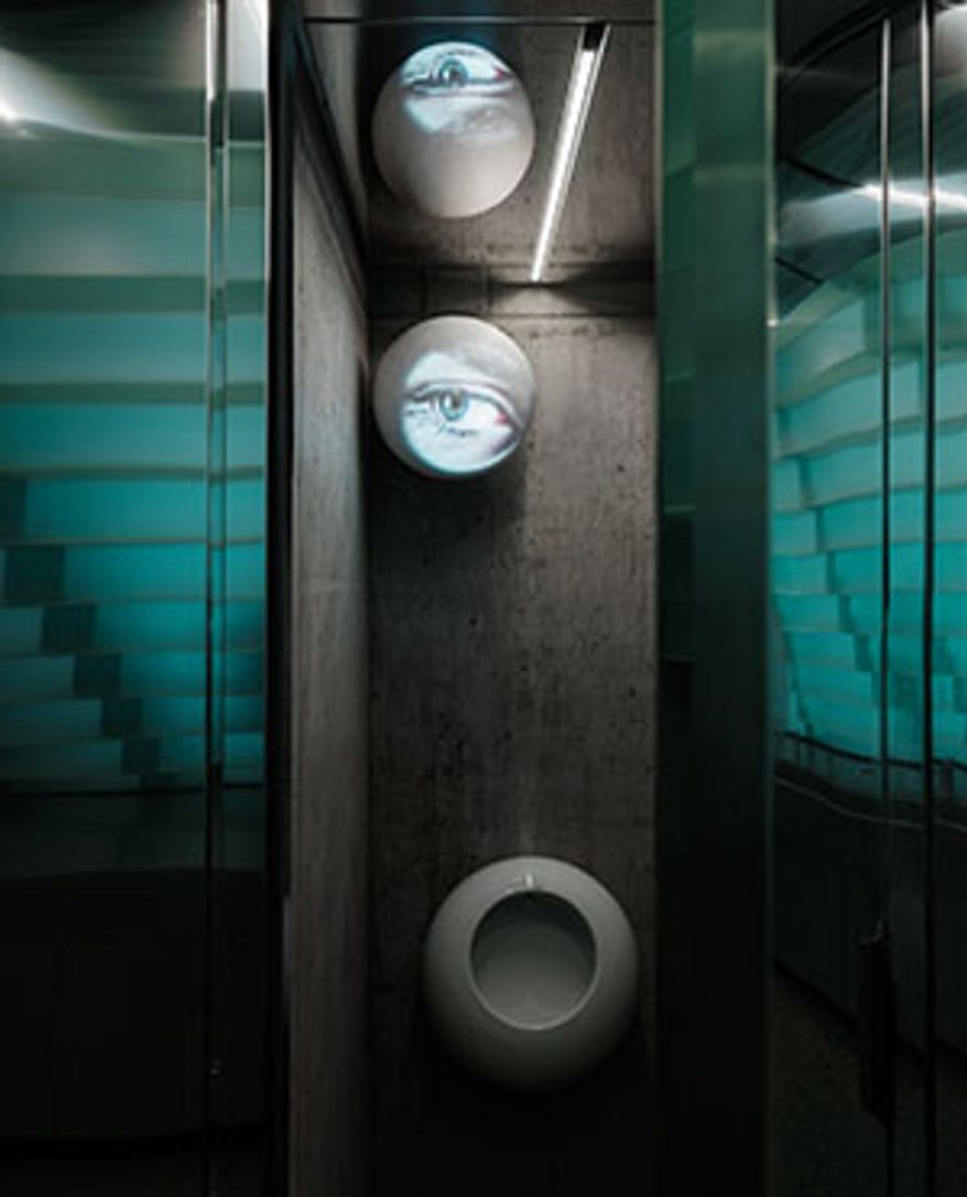 Scat Skat Skatt (2019) by US artist Tony Oursler (sponsored)