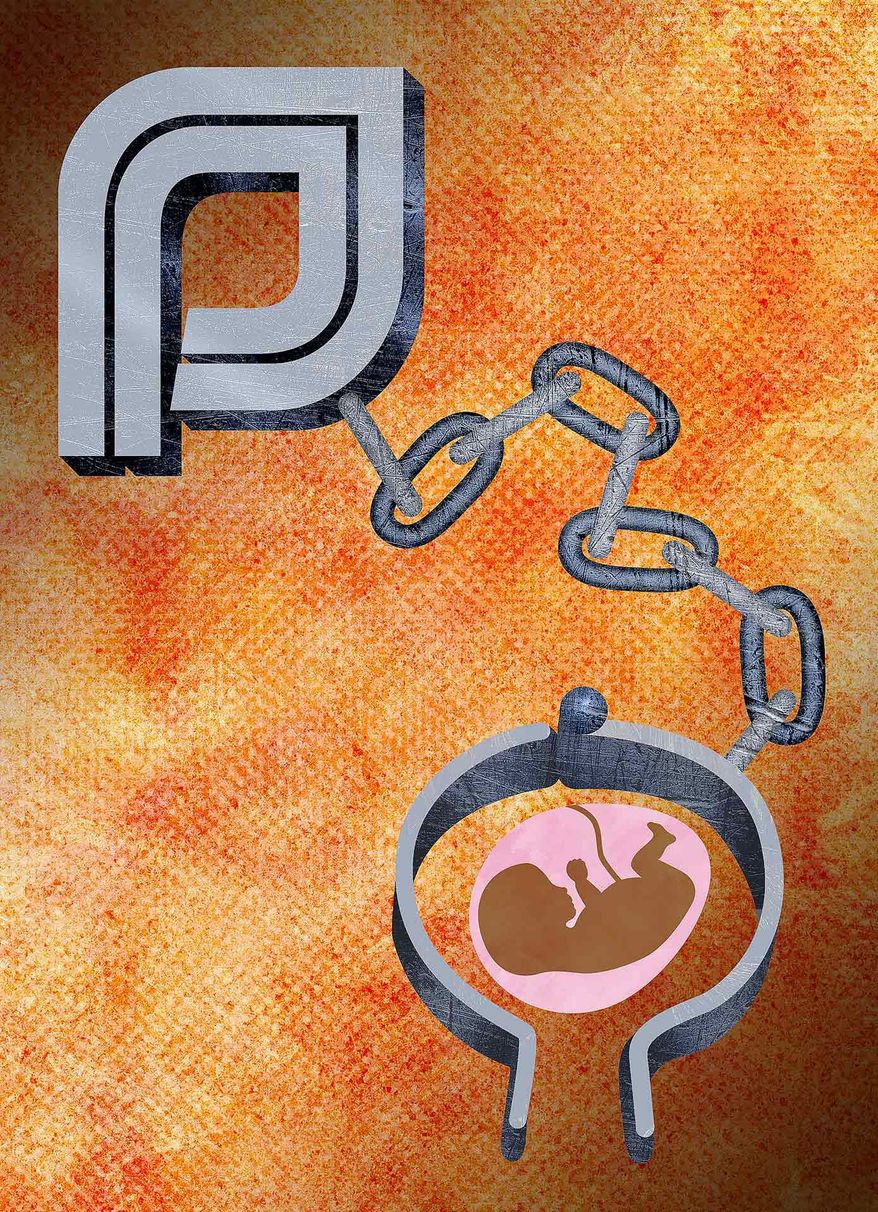Racism of Planned Parenthood Illustration by Greg Groesch/The Washington Times