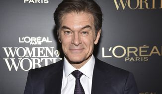 This Dec. 4, 2019, photo shows Dr. Mehmet Oz at the 14th annual L&#39;Oreal Paris Women of Worth Gala in New York. (Photo by Evan Agostini/Invision/AP) **FILE**