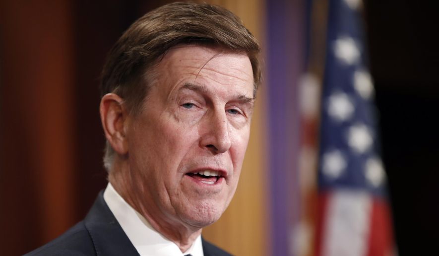 In this Tuesday, April 25, 2017, file photo, Rep. Don Beyer, D-Va., speaks during a news conference on Capitol Hill, in Washington. (AP Photo/Alex Brandon, File)