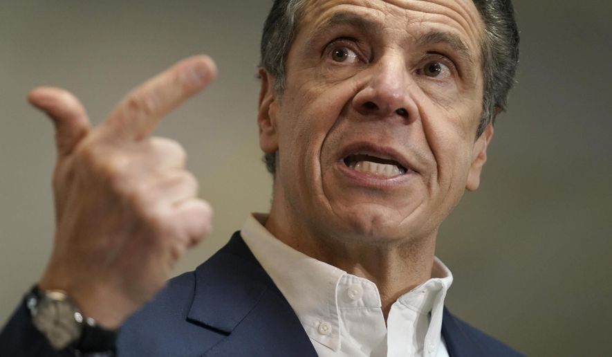 A leading crisis management expert has advised New York Gov. Andrew Cuomo to &quot;play for time&quot; and &quot;hope the political winds change.&quot; (Associated Press)