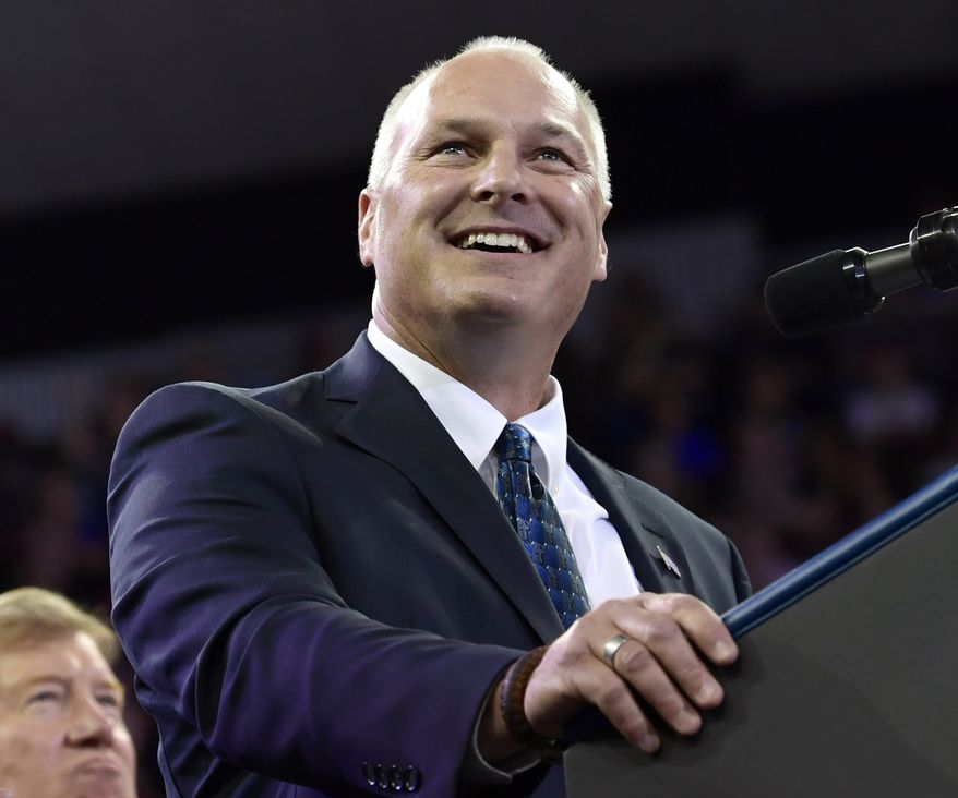 Rep. Pete Stauber, Minnesota Republican, explains how the Biden administration’s actions have strayed from Alexander Hamilton’s philosophy and how the responsible development of natural resources can help create prosperity through self-reliance. (Associated Press)