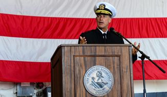 Adm. John C. Aquilino, who is on deck to lead the U.S. Indo-Pacific Command, says China is advancing its military capabilities at an alarming rate. (U.S. Navy)