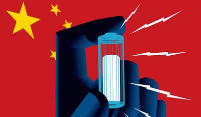 U.S. energy and China Illustration by Linas Garsys/The Washington Times