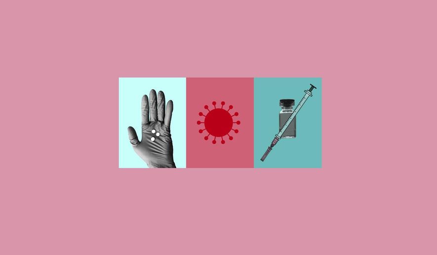 Can I take painkillers before or after a COVID-19 vaccine? (AP Illustration/Peter Hamlin)