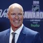 FILE - Mark Messier poses on the red carpet before the NHL Awards in Las Vegas on  June 20, 2018.  Messier’s memoir “No One Wins Alone” will be published in October, by Gallery Books, a Simon &amp;amp; Schuster imprint. (AP Photo/John Locher, File)