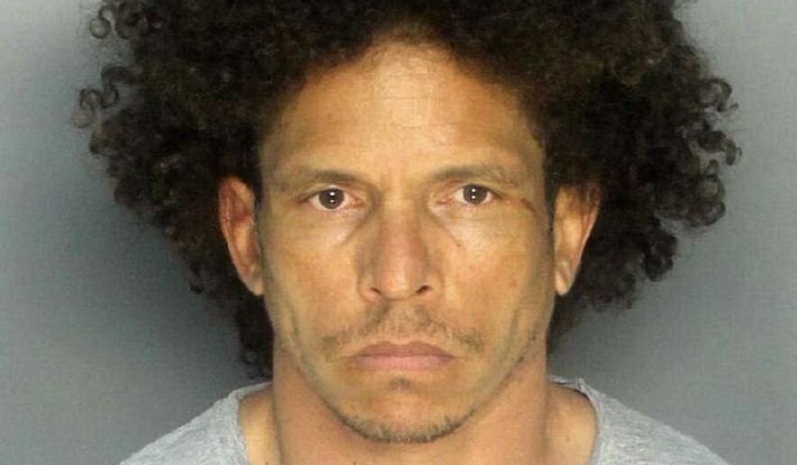This photo provided by Miami-Dade Police shows Aliex Santiesteban. On Tuesday, March 30, 2021, Police say they've arrested Santiesteban, accused of abducting, sexually assaulting and shooting a 12-year-old boy who had snuck out of his home to walk to a friend’s house. (Miami-Dade Police via AP)