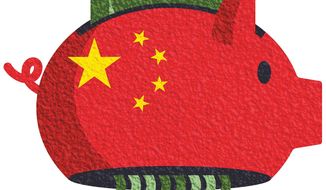 Ill-advised China Investment Illustration by Greg Groesch/The Washington Times