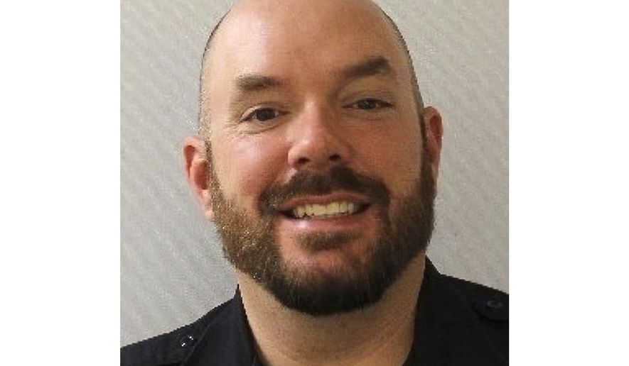 This image provided by the U.S. Capitol Police shows U.S. Capitol Police officer William “Billy” Evans, an 18-year veteran who was a member of the department's first responders unit. Evans was killed Friday, April 2, 2021, after a man rammed a car into two officers at a barricade outside the U.S. Capitol and then emerged wielding a knife. (U.S. Capitol Police via AP)