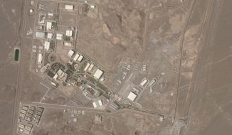 This satellite photo from Planet Labs Inc. shows Iran&#39;s Natanz nuclear facility on Wednesday, April 7, 2021. Iran&#39;s Natanz nuclear site suffered a problem Sunday, April 11, involving its electrical distribution grid just hours after starting up new advanced centrifuges that more quickly enrich uranium, state TV reported. It was the latest incident to strike one of Tehran&#39;s most-secured sites amid negotiations over the tattered atomic accord with world powers. (Planet Labs Inc. via AP)