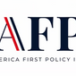 Seen here in a screen capture from video is the logo for the new America First Policy Institute, a think tank established by Trump administration alumni.  (YouTube/America First Policy Institute) [https://www.youtube.com/watch?v=kJiqy5Saptc&amp;t=31s]
