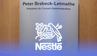 FILE-In this April 6, 2017 taken photo former Nestle&#39;s Chairman Peter Brabeck-Letmathe speaks during the general meeting of the world&#39;s biggest food and beverage company, Nestle Group, in Lausanne, Switzerland. Peter Brabeck, a former chairman and CEO of Nestle who was tapped by the Swiss government to lead GESDA, used COVID-19 as example how advance planning could help head off health crises in the future: He said mRNA vaccine technology being used now to fight the pandemic has been around a decade. (Laurent Gillieron/Keystone via AP)