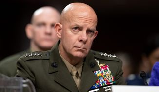 Gen. David H. Berger, Marine Corps commandant with an eye on China, plans to prepare for war with scouting and screening missions. (Associated Press)