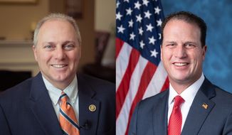 Whip Steve Scalise and U.S. Rep. August  Pfluger