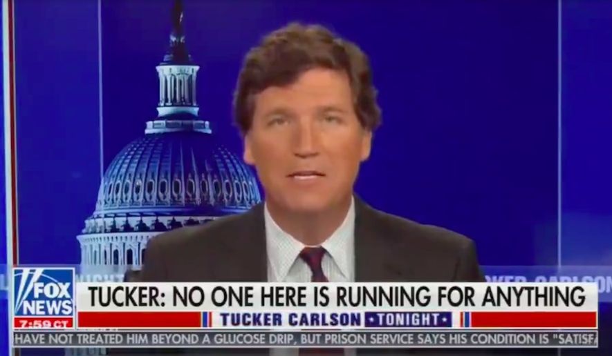 Fox News host Tucker Carlson (Screengrab via Fox News)