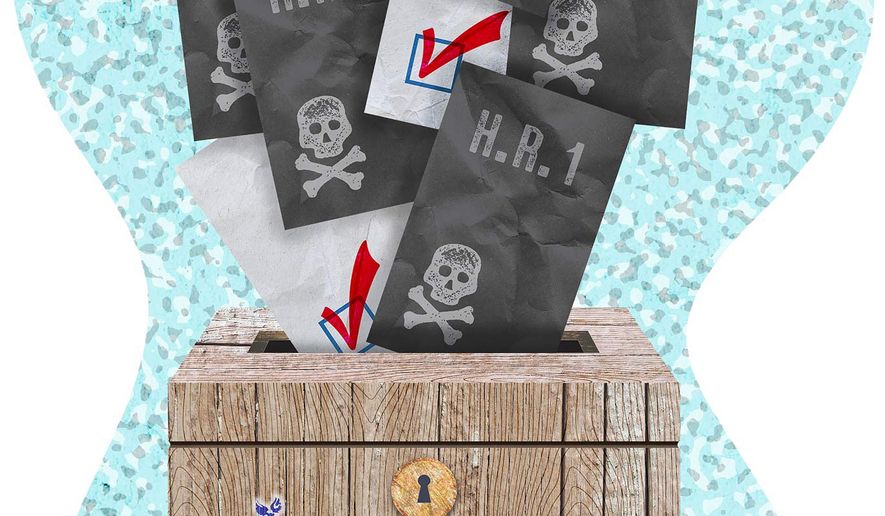 Bad Ballots and Election Integrity Illustration by Greg Groesch/The Washington Times