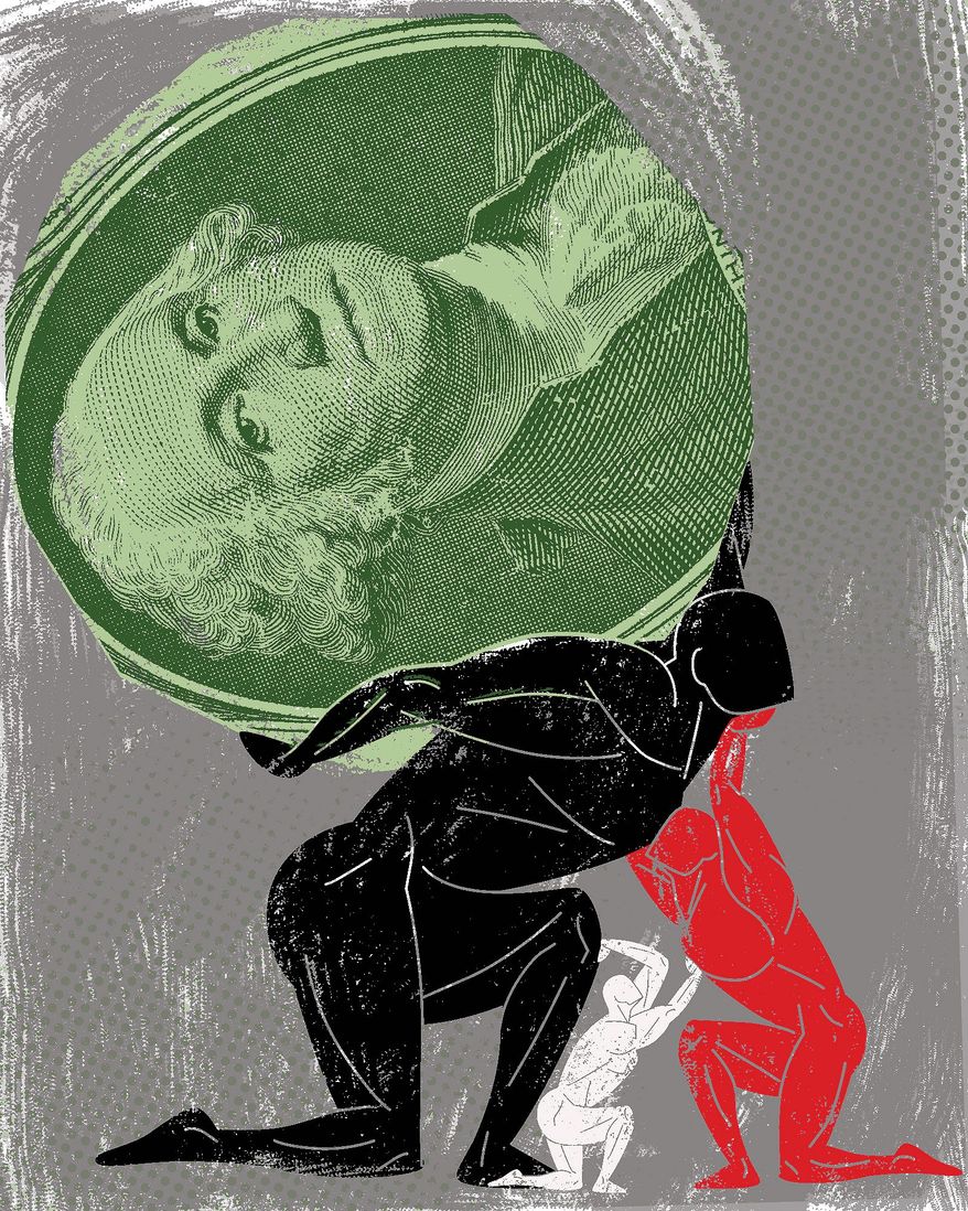 The Debt Burden Illustration by Linas Garsys/The Washington Times