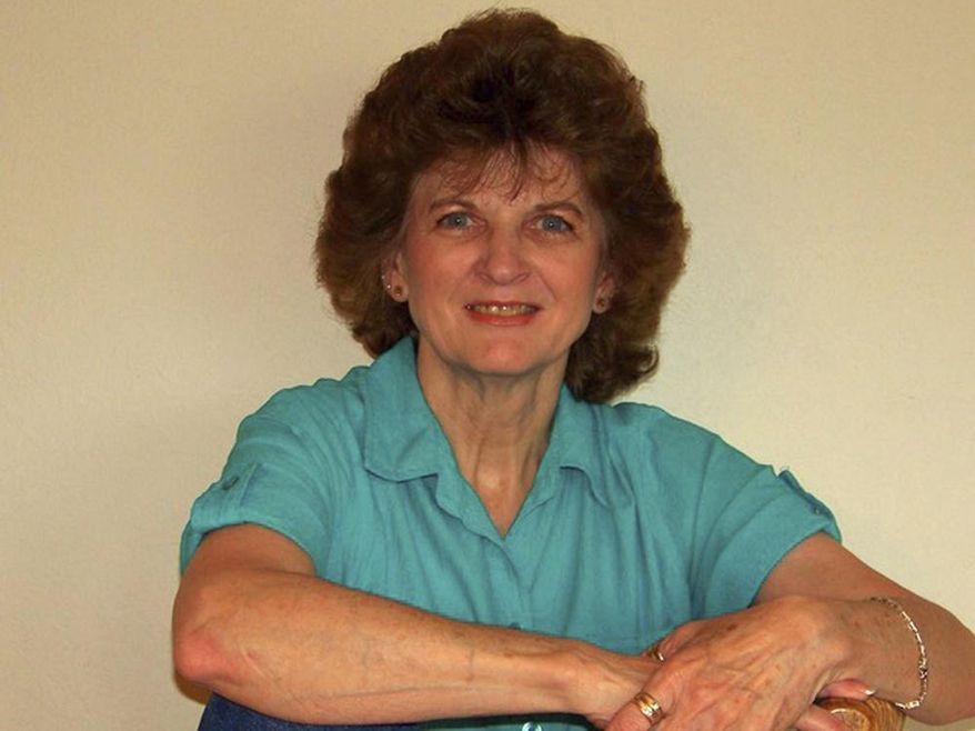 FILE - In this undated file photo provided by Allisa Swartz, is Karen Garner, a 73-year-old Colorado woman with dementia, whose family is suing Loveland, Colo., and three of its police officers over her arrest in June 2020. According to her federal lawsuit, Garner was arrested after leaving a Walmart without paying for about $14 in items. After Garner filed the lawsuit earlier this month and her lawyer released body camera footage of her arrest, the police department announced it was putting the arresting officer, Austin Hopp, on administrative leave. Officer Daria Jalali, Officer Tyler Blackett and Sgt. Phil Metzler were placed on administrative leave Friday, in connection with the arrest of Garner, city police department spokesman Tom Hacker said Wednesday, April 28, 2021. (Allisa Swartz via AP, File)