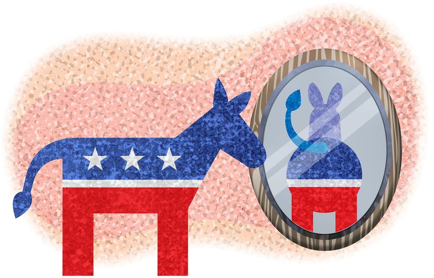 Democrats Oklahoma Donkey Illustration by Greg Groesch/The Washington Time