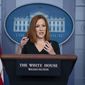 White House press secretary Jen Psaki speaks during a briefing at the White House, Tuesday, May 4, 2021, in Washington. (AP Photo/Evan Vucci)  **FILE**