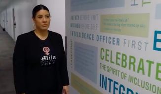 A new recruitment video from the Central Intelligence Agency is being mocked online by conservatives as being too &quot;woke&quot; after it featured a Latina American officer who described herself as &quot;cisgender&quot; and &quot;intersectional.&quot; (Screengrab via YouTube/@Central Intelligence Agency)