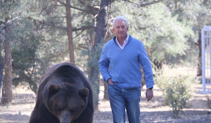 California Republican John Cox casts himself as &quot;the beast&quot; versus Gov. Gavin Newsom&#39;s &quot;beauty&quot; in an ad released May 4, 2021. (Courtesy of the Cox campaign)
