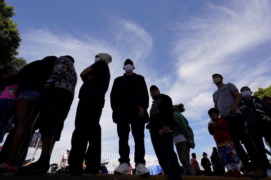 A conservative press watchdog released a report that was critical of how the press covered President Biden's handling of the border crisis. (Associated Press)
