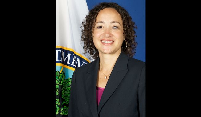 At the moment, Catherine Lhamon is a deputy assistant to President Biden and the deputy director of the Domestic Policy Council for Racial Justice and Equity where she manages the president’s “equity policy portfolio,” according to the White House. (United States Department of Education) ** FILE **