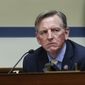 Rep. Paul Gosar, R-Ariz., listens during a House Oversight and Reform Committee regarding the on Jan. 6 attack on the U.S. Capitol, on Capitol Hill in Washington, Wednesday, May 12, 2021. (Jonathan Ernst/Pool via AP/File)