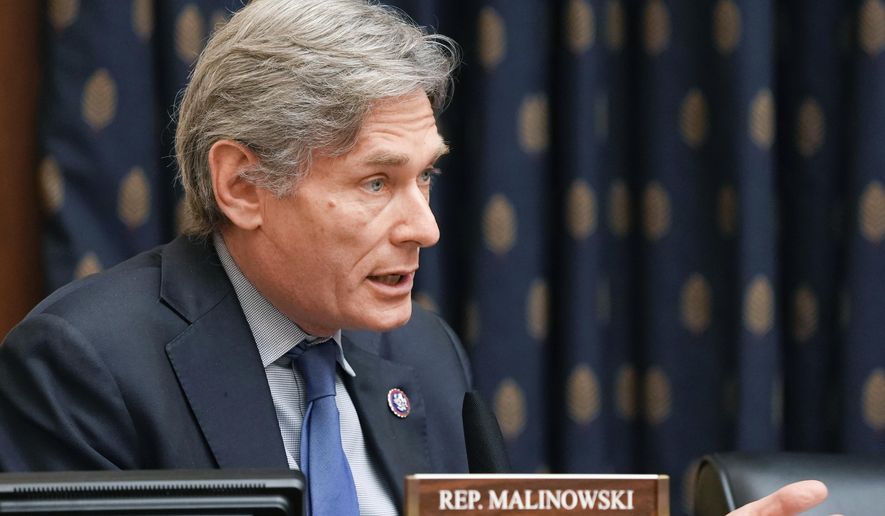 In this March 10, 2021, file photo, Rep. Tom Malinowski, D-N.J., speaks during a hearing on Capitol Hill in Washington. Malinowski has scolded those looking to capitalize on the once-in-a-century pandemic.  But the two term Democrat is not heeding his own admonition. Records show he&#x27;s bought or sold as much as $1 million of stock in medical and tech companies that had a stake in the virus response. (Ken Cedeno/Pool via AP, File)