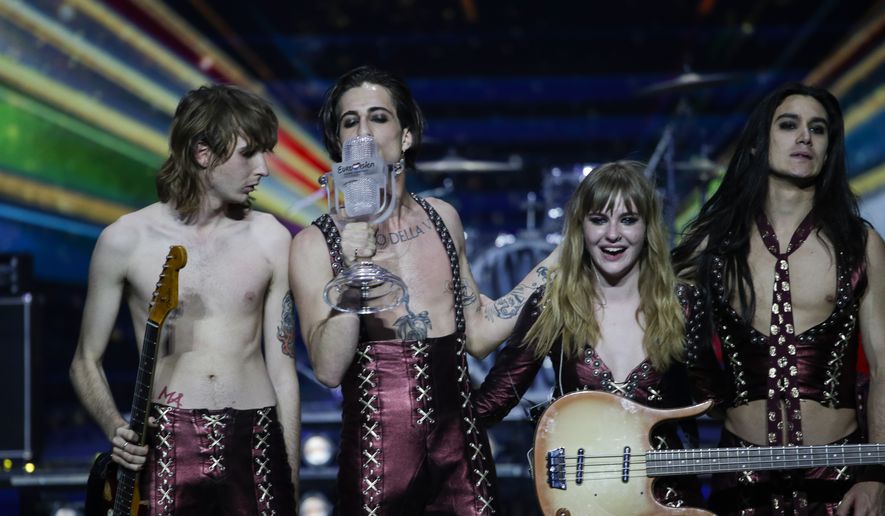 Rock band Maneskin wins Eurovision Song Contest for Italy ...