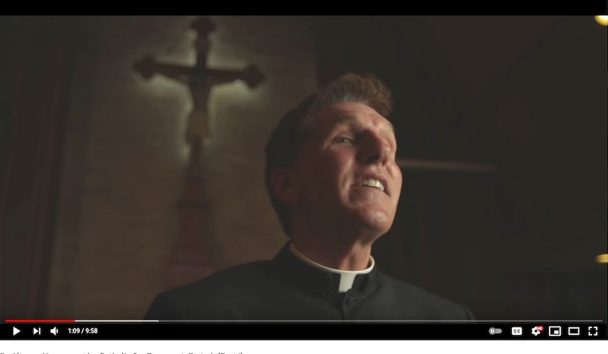 Father James Altman, a Catholic priest who has rejected various lockdown measures since the COVID-19 pandemic exploded in 2020, has been asked to resign as pastor of St. James Catholic Church in La Crosse, Wisconsin. (Image: YouTube, Alph News, &quot;You cannot be Catholic &amp; a Democrat. Period,&quot; video screenshot)