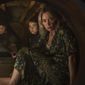This image released by Paramount Pictures shows, from left, Noah Jupe, Millicent Simmonds and Emily Blunt in a scene from &amp;quot;A Quiet Place Part II.&amp;quot; (Jonny Cournoyer/Paramount Pictures via AP)