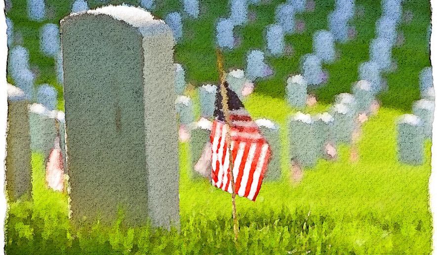 Memorial Day and The Ultimate Sacrifice Illustration by Greg Groesch/The Washington Times