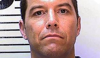 This May 11, 2018, file photo, provided by the California Department of Corrections and Rehabilitation shows Scott Peterson. California prosecutors said Tuesday, June 1, 2021, that they won&#39;t again seek the death penalty against Scott Peterson in the 2002 slaying of his pregnant wife even if he is granted a new trial based on juror misconduct. (California Department of Corrections and Rehabilitation via AP, File)