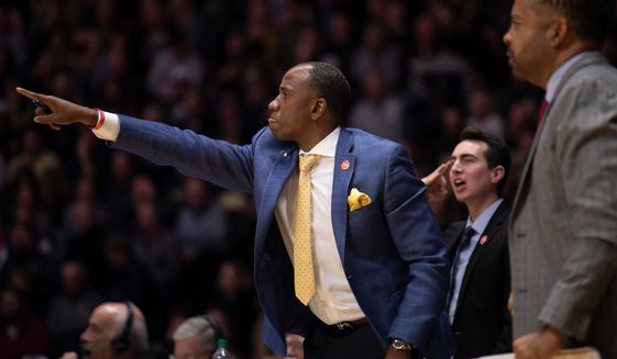Former Maryland basketball assistant coach Bino Ranson points during a game. (Courtesy of Maryland athletics)