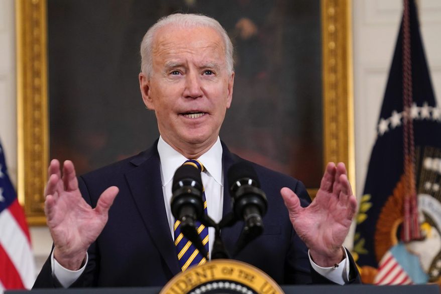 President Biden continues to evade the classic solo press conference, prompting some media analysts to wonder why. (Associated Press)