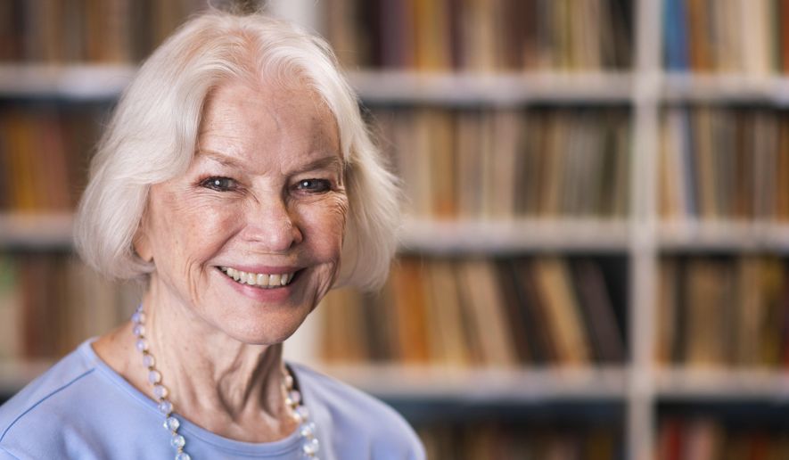 Ellen Burstyn poses for a portrait in the Paul Newman Library of the Actors Studio in New York on Sept. 28, 2019. Burstyn stars as a woman forced into a retirement home in the film "Queen Bees." (Photo by Charles Sykes/Invision/AP, File)