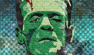 Class of 20XX Frankenstein: Snowflake Rebellion Illustration by Greg Groesch/The Washington Times